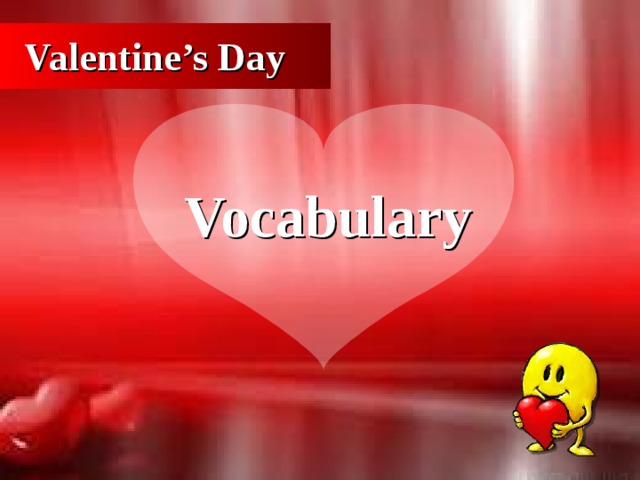 Valentine’s Day Vocabulary