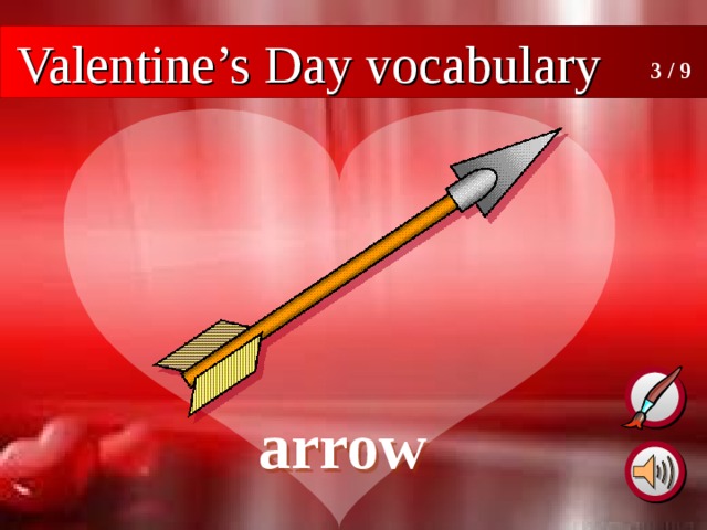 Valentine’s Day vocabulary 3 / 9 arrow