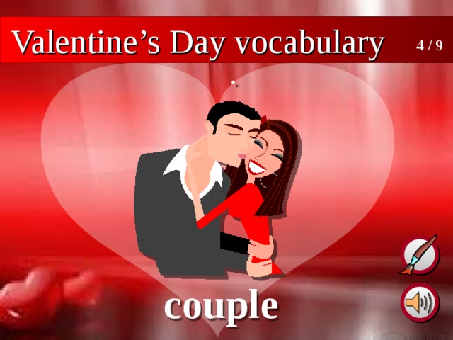 Valentine’s Day vocabulary 4 / 9 couple