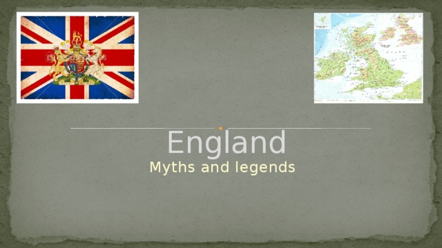 England  Myths and legends