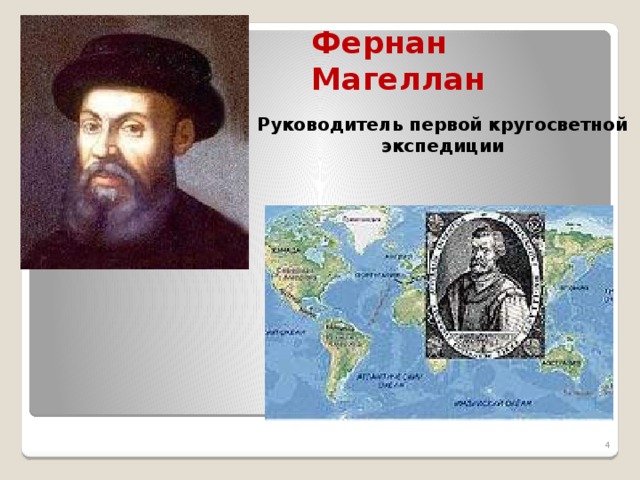 Фернан Магеллан Руководитель первой кругосветной экспедиции