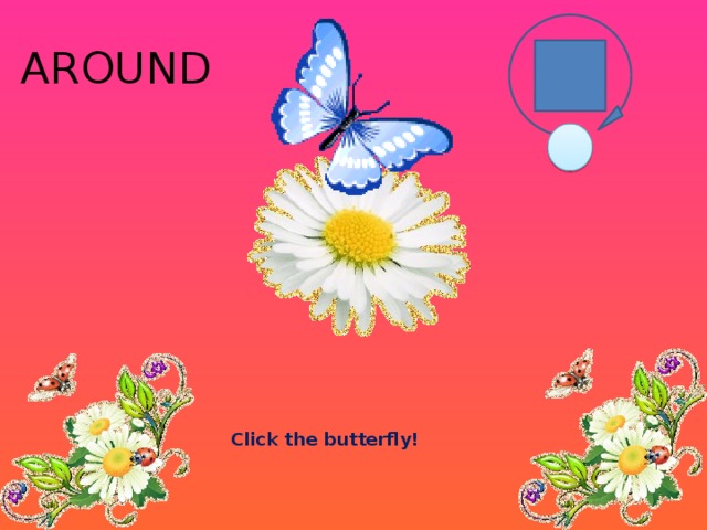AROUND Click the butterfly!