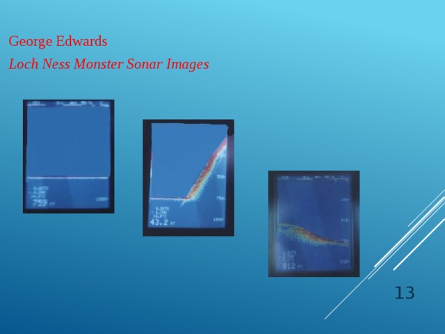 George Edwards Loch Ness Monster Sonar Images