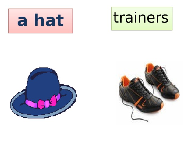trainers a hat