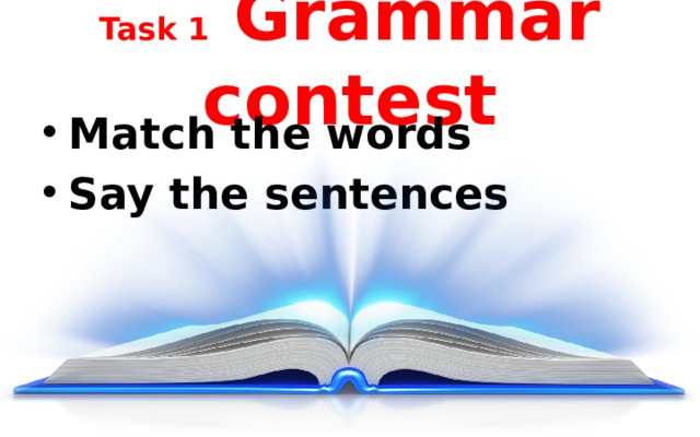 Task 1 Grammar contest