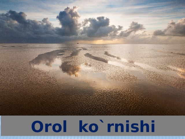 Orol ko`rnishi