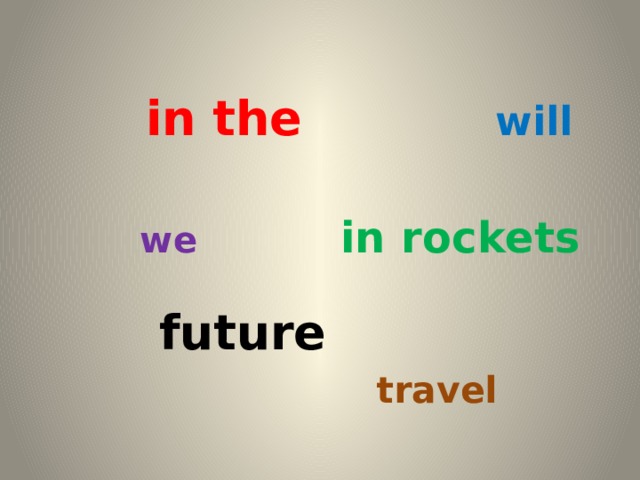 in the  will    we  in rockets    future    travel