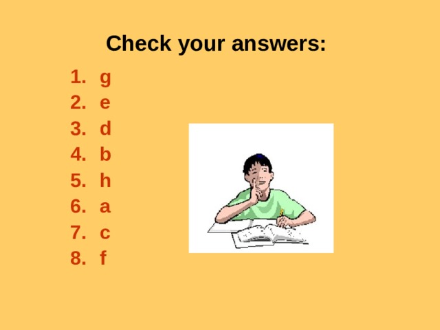 Check your answers :