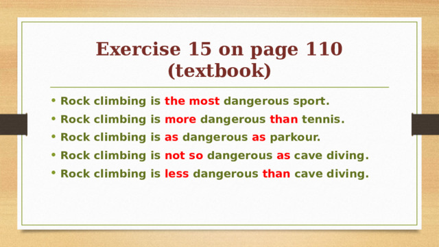 Exercise 15 on page 110 (textbook)