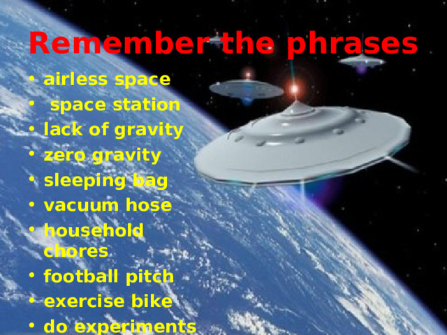 Remember the phrases