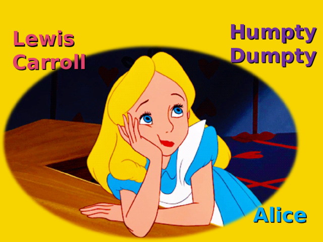 Humpty Dumpty Lewis Carroll Alice
