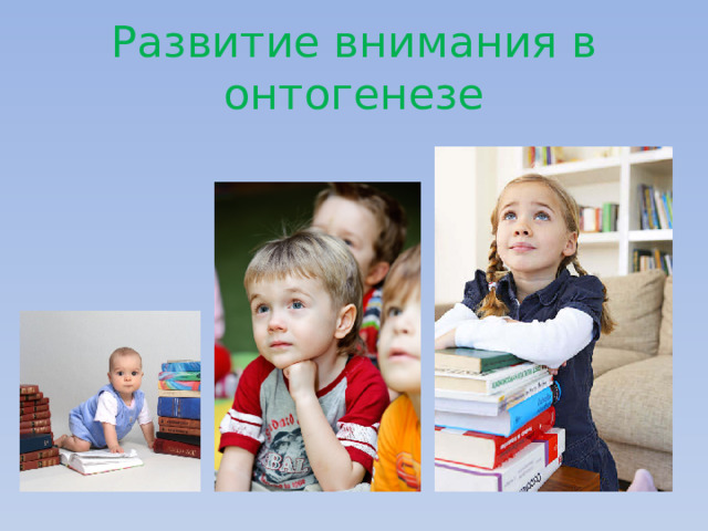 Развитие внимания в онтогенезе