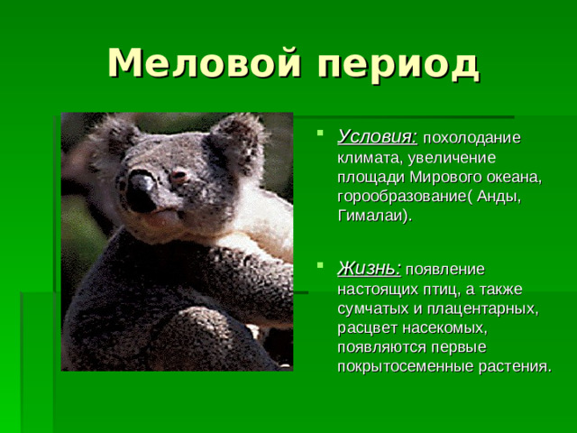 Меловой период